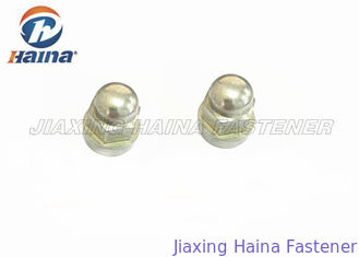 White Zinc Plated Hex Head Nuts Carbon Steel For Electronic Machines Grade 8.8