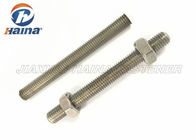 316 Baut Stud Stainless Steel Double End Metric Threaded Rod Untuk Industri
