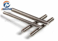 316 Baut Stud Stainless Steel Double End Metric Threaded Rod Untuk Industri