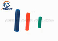 Oranye / Biru / Putih 5 / 16x1 &quot;Steker Dinding Nilon Plastik Beton Baut Jangkar