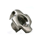 DIN ISO ANSI GB Standar DIN1624 Furniture Steel T Nuts dengan Four Claw