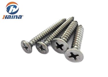 DIN7981 Stainless Steel 304 316 CSK Head Self Tapping screw Untuk lembaran Logam