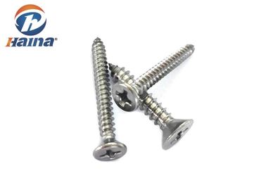 DIN7981 Stainless Steel 304 316 CSK Head Self Tapping screw Untuk lembaran Logam