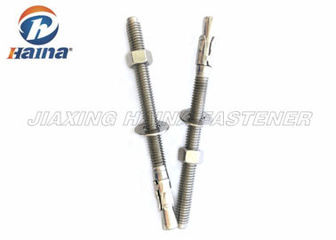 Stainless Steel 304/316 Baut Jangkar Baji untuk Mesin / Industri Kimia
