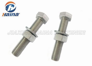A2 A4 DIN933 M14 Tensile Tinggi Allen Hex Head Stock Baut dan mur
