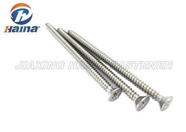 Stainless steel 304 316 Flat Head Metal Single Thread Self Tapping Screws