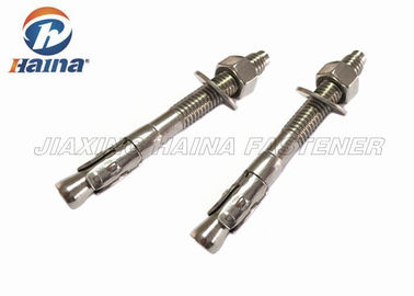 Stainless Steel 304316 Baji Melalui Baut SS316 M12x120 Jangkar Tugas Berat