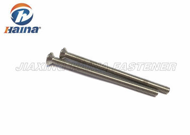 Slot silang Kepala Datar M6 Tiang panjang Sekrup Mesin Countersunk Non Standar