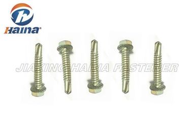 Baja Karbon 4.8 5.8 drive Painted Hex Head Self Drilling Sekrup dan mesin cuci