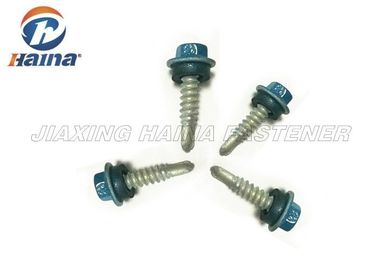 Baja Karbon 4.8 5.8 drive Painted Hex Head Self Drilling Sekrup dan mesin cuci