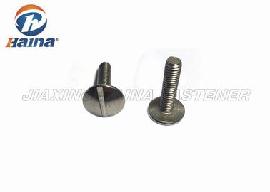 Slotted Head Stainless Steel 304 316 Sekrup Mesin Untuk Komponen Mesin