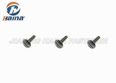 Slotted Head Stainless Steel 304 316 Sekrup Mesin Untuk Komponen Mesin