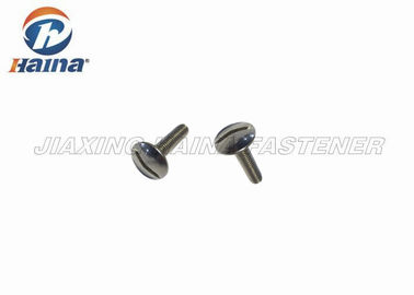 Slotted Head Stainless Steel 304 316 Sekrup Mesin Untuk Komponen Mesin