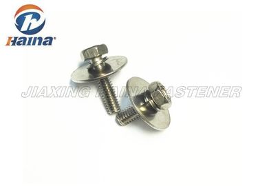 SUS304 SUS316 Sekrup Mesin Kombinasi Kepala Hex Dengan Mesin Cuci Datar Besar