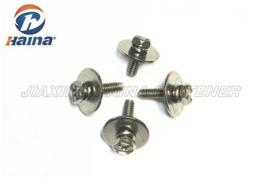 SUS304 SUS316 Sekrup Mesin Kombinasi Kepala Hex Dengan Mesin Cuci Datar Besar