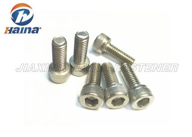 A2-70 Stainless Steel DIN 912 Sekrup Mesin Warna Perak Dengan Socket Cap Head
