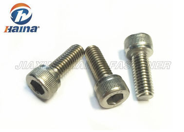 A2-70 Stainless Steel DIN 912 Sekrup Mesin Warna Perak Dengan Socket Cap Head