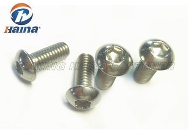 A2 A4 Socket Button Cap Sekrup Mesin Kepala Datar Disesuaikan Untuk Kereta Api