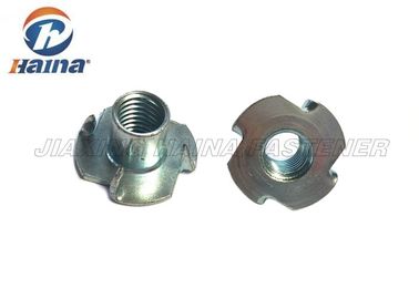 Seng Disepuh Haina Custom Fasteners Square Head Gr 4.8 Tee Nut / T Nut Dengan 4 Cabang