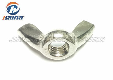 Stainless Steel 316 Warna Polos M12 Wing Head Nut untuk Metal Buliding