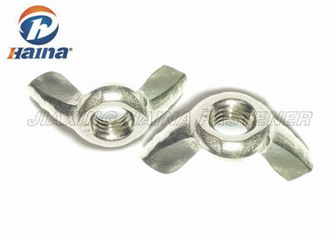 Stainless Steel 316 Warna Polos M12 Wing Head Nut untuk Metal Buliding