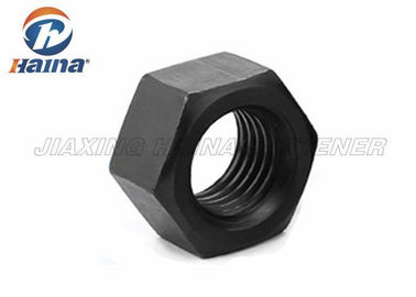 Baja Karbon 8.8 Grade M8 M10 M12 M16 Diameter Hitam ASTM A563 Kacang Kepala Hex