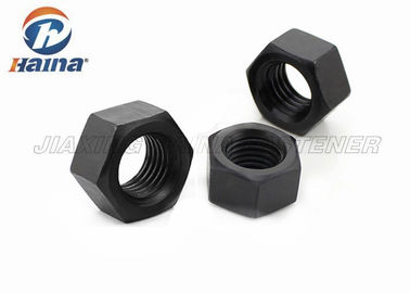 Baja Karbon 8.8 Grade M8 M10 M12 M16 Diameter Hitam ASTM A563 Kacang Kepala Hex