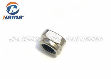 304 Stainless Steel Square Insert Nylon Lock Nuts Untuk Mengunci Konektor