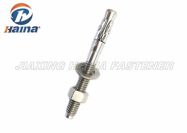 SS304 Baut Jangkar Stainless Steel 316 Berulir Penuh Ekspansi Untuk Beton