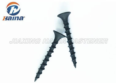 Kepala Phillips Head Black Self Tapping Screws Dengan Piercing Point