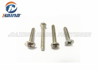 Benang Metrik Ukuran Standar Stainless Steel Slotted Self Tapping Screws