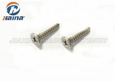 Benang Metrik Ukuran Standar Stainless Steel Slotted Self Tapping Screws