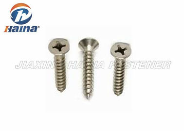 Benang Metrik Ukuran Standar Stainless Steel Slotted Self Tapping Screws