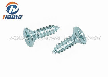 Baja Karbon Oksida Hitam DIN7982 Phillips Countersunk Head Self Tapping Screw
