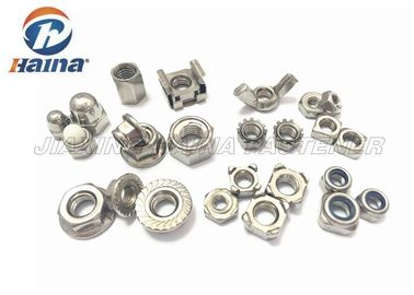Plain Finish Hex Head Nuts Anti Corrosion ASTM A194 M6 - M48 3/16&quot; - 3 1/2&quot;