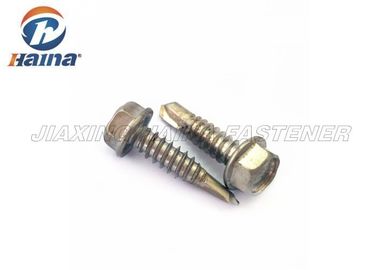 Stainless Steel 304 316 Benang Hex Pengeboran Sendiri Sekrup dan Mesin Cuci Logam