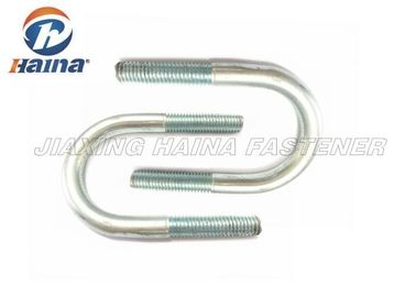 Pipa Sistem Metrik Batang Berulir Stainless Steel / baja karbon U Baut