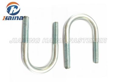 Pipa Sistem Metrik Batang Berulir Stainless Steel / baja karbon U Baut