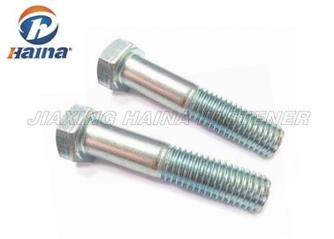 DIN Carbon Steel 4.8 8.8 10.9 Setengah Benang Baut Kepala Hex