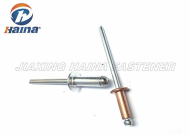 Zin Plated Aluminium / Steel Material Head Blind Rivets Nuts
