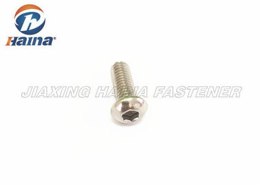 Customized Stainless Steel Button Head Screws , Metric Machine Screws For Buildings
