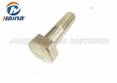 M10 M16 DIN 931 A2 A4 Baut Kepala Hex Setengah Benang Untuk Baja Struktural