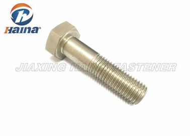 M10 M16 DIN 931 A2 A4 Baut Kepala Hex Setengah Benang Untuk Baja Struktural