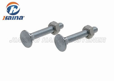Baja Karbon 4.8 5.8 Baut Kereta Leher Persegi Countersunk Galvanis