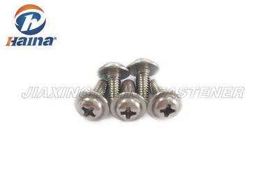 Stainless Steel 304 316 Mesin Sekrup Kepala Pan Tersembunyi Silang Dengan Kerah