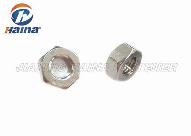 A4 Stainless Steel 316 Selesai Kacang Hex Berulir Kasar Untuk Konstruksi