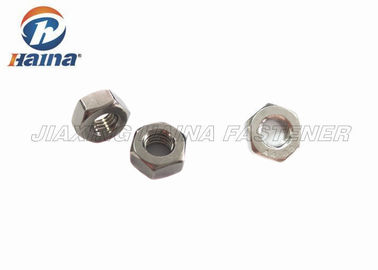 A4 Stainless Steel 316 Selesai Kacang Hex Berulir Kasar Untuk Konstruksi