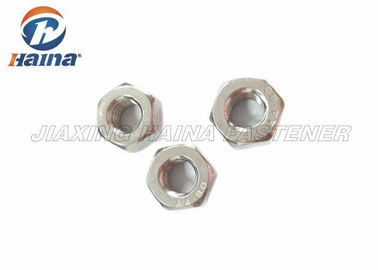 A4 Stainless Steel 316 Selesai Kacang Hex Berulir Kasar Untuk Konstruksi