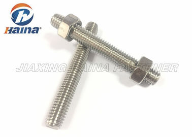 DIN976 DIN975 A2 Stainless Steel 304 316 Semua baut dan mur Batang Berulir Penuh