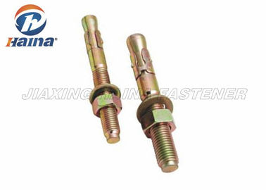Yellow Zinc M8x25 Disepuh Expansion Carbon Steel Wedge Bolt Anchor